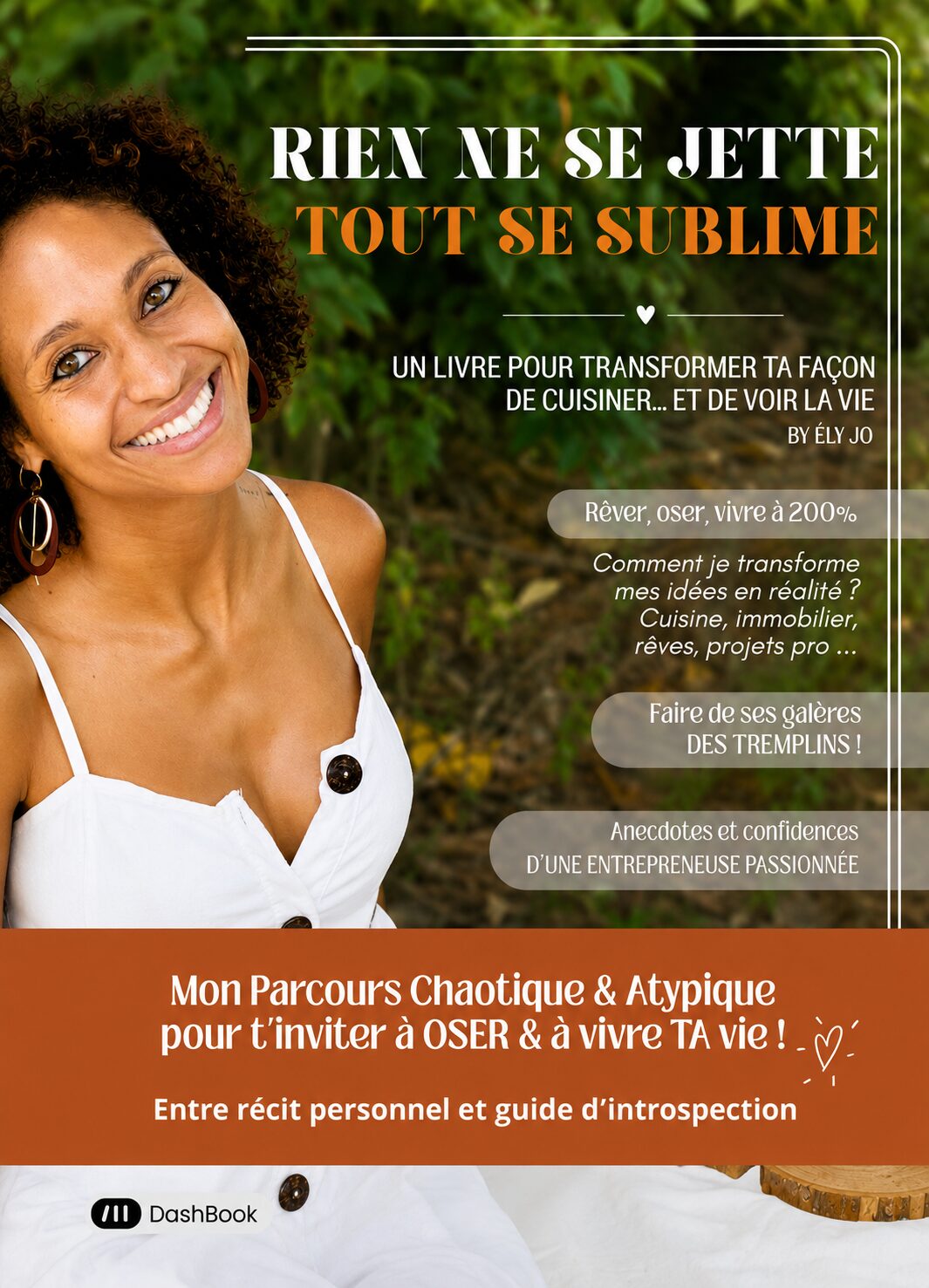 couverture livre, rien ne se jette, tout se sublime